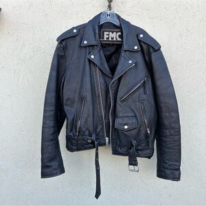 FMC Leather Biker Jacket